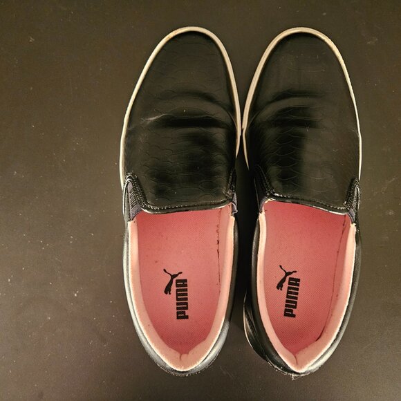 Black Puma Slip On Size 9-1/2M - Picture 3 of 5